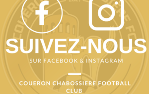 Suivez-nous sur Facebook et Instagram