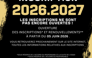 Information renouvellement de licence et inscription