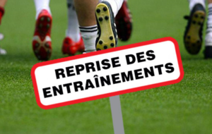 SENIORS : Reprise des entraînements
