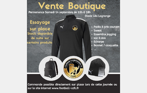 VENTE BOUTIQUE