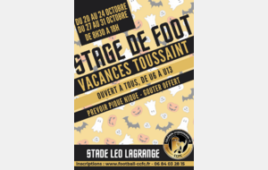 Stage toussaint première semaine