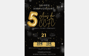 Soirée 5ans CCFC