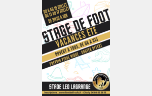Stage été : Première semaine
