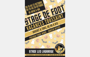 Stage Toussaint : 1ère semaine